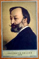 Bundesfeier Postkarte  1919 -  Gottfried Keller - Schön !