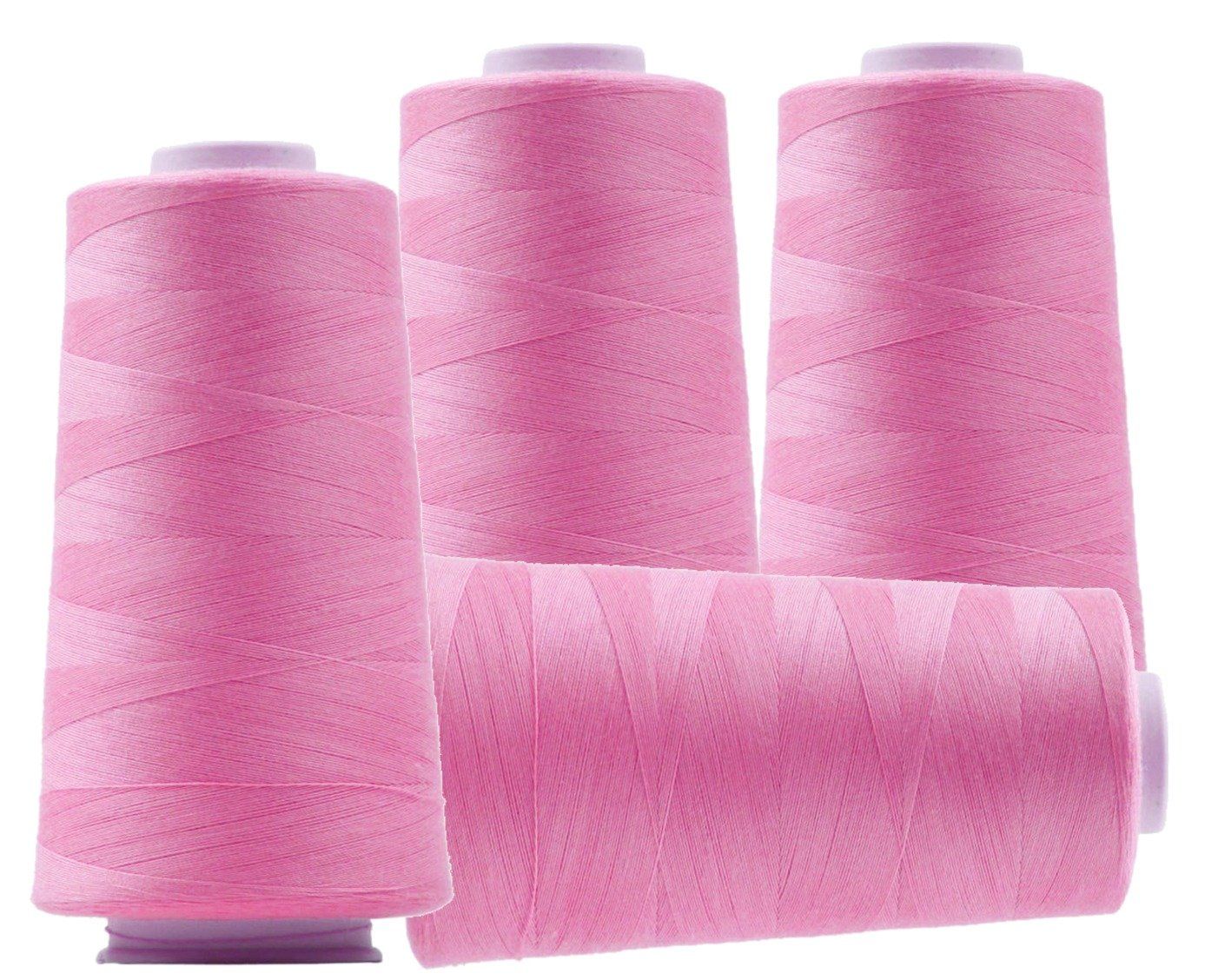 Cordicelle & Fili: Overlockgarn, 3000m, Polyester - pink 05 – Nuovo (secondo la descrizione) da Leimbach TG venduto da ziernaht