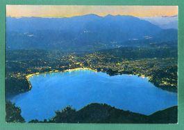 Lugano, notturno visto dalla Sighignola Vetta, ungelaufen