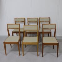 6x  Einfache Holzstühle