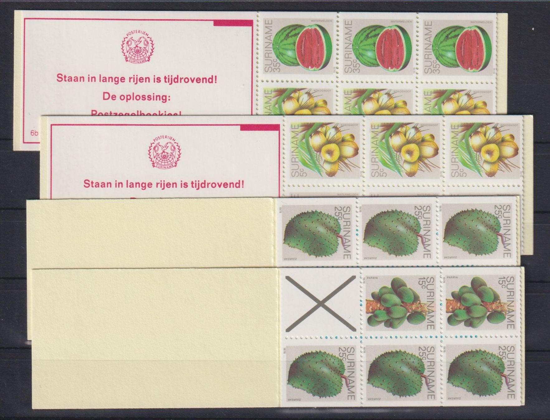 Tutti i francobolli: Suriname: Lot postfrische Marken + Markenhefte – Nuovo (secondo la descrizione) da Dällikon venduto da Minita 2