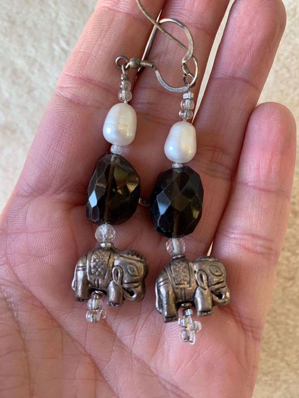 Boucles d'oreille: Ohrringe mit Elefanten – Neuf (Voir description) à Birsfelden par Exclusivity