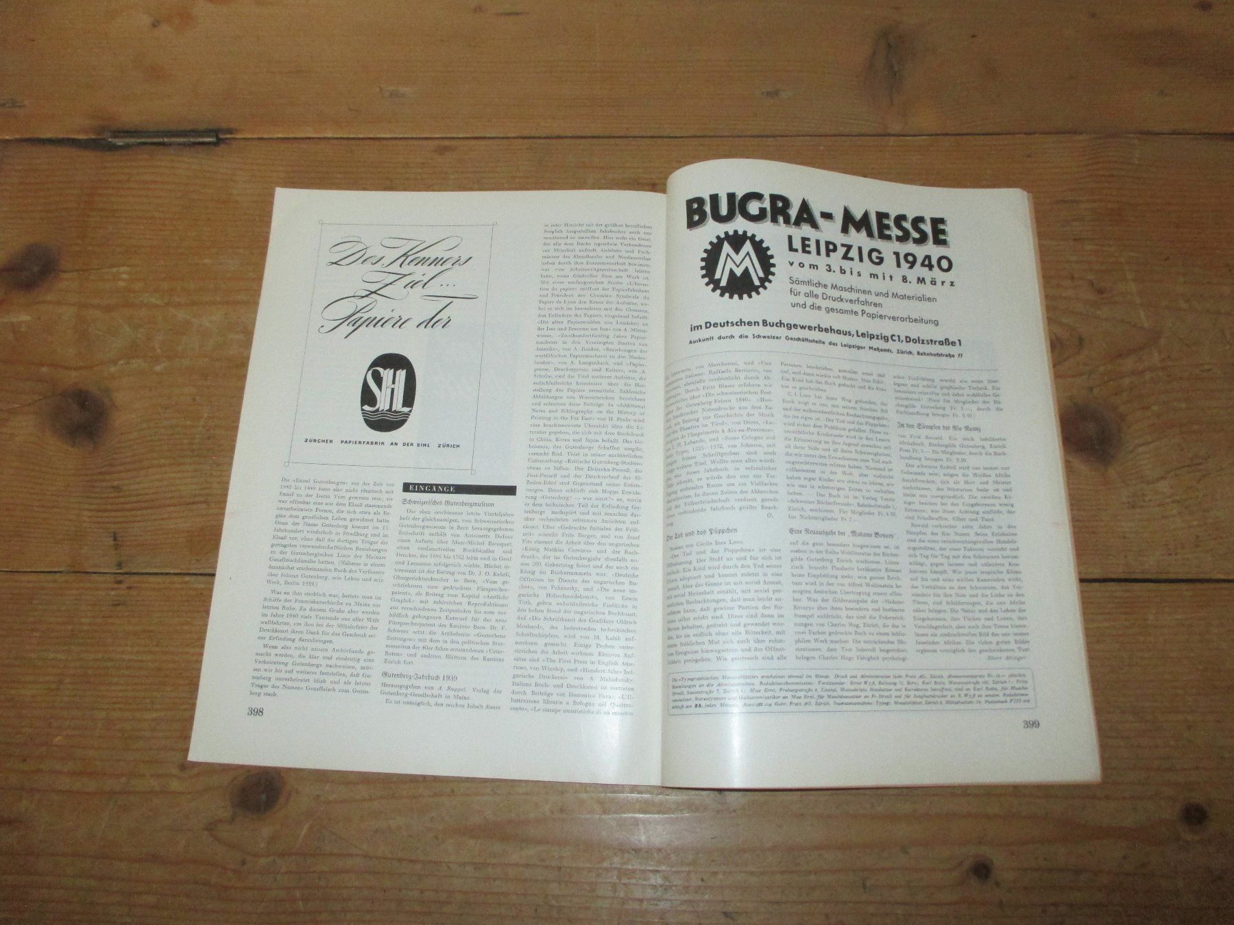 Libri: Typographische Monatsblätter 1939 – Usato da Flims - Dorf venduto da Stagediver 7