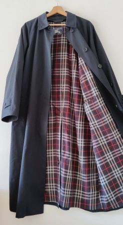 BURBERRY Mantel Trenchcoat Novacheck extra Wool-Futter Gr.44