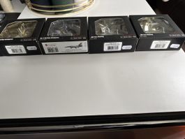 4x Hogan Wings M-Series Flugzeugmodelle, Massstab 1:200