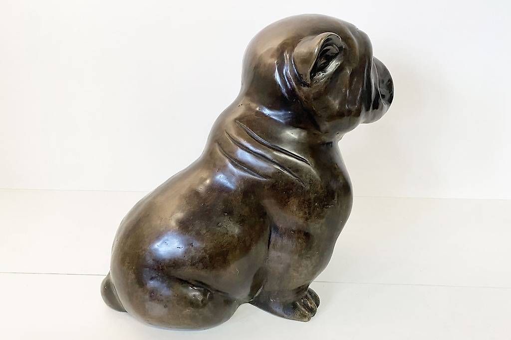 Sculture & Statue: Bronzefigur, Sitzende Bulldogge NEU – Nuovo (secondo la descrizione) da Ballwil venduto da ClassicGallery 1