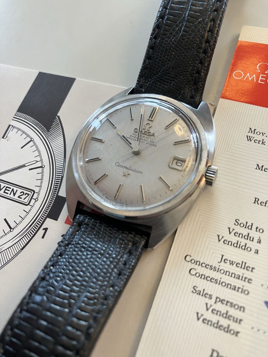 Omega Montres: Omega Constellation Automatic Chronometer Herren Uhr mit Pap – D'occasion à Jonen par ursi161066 3
