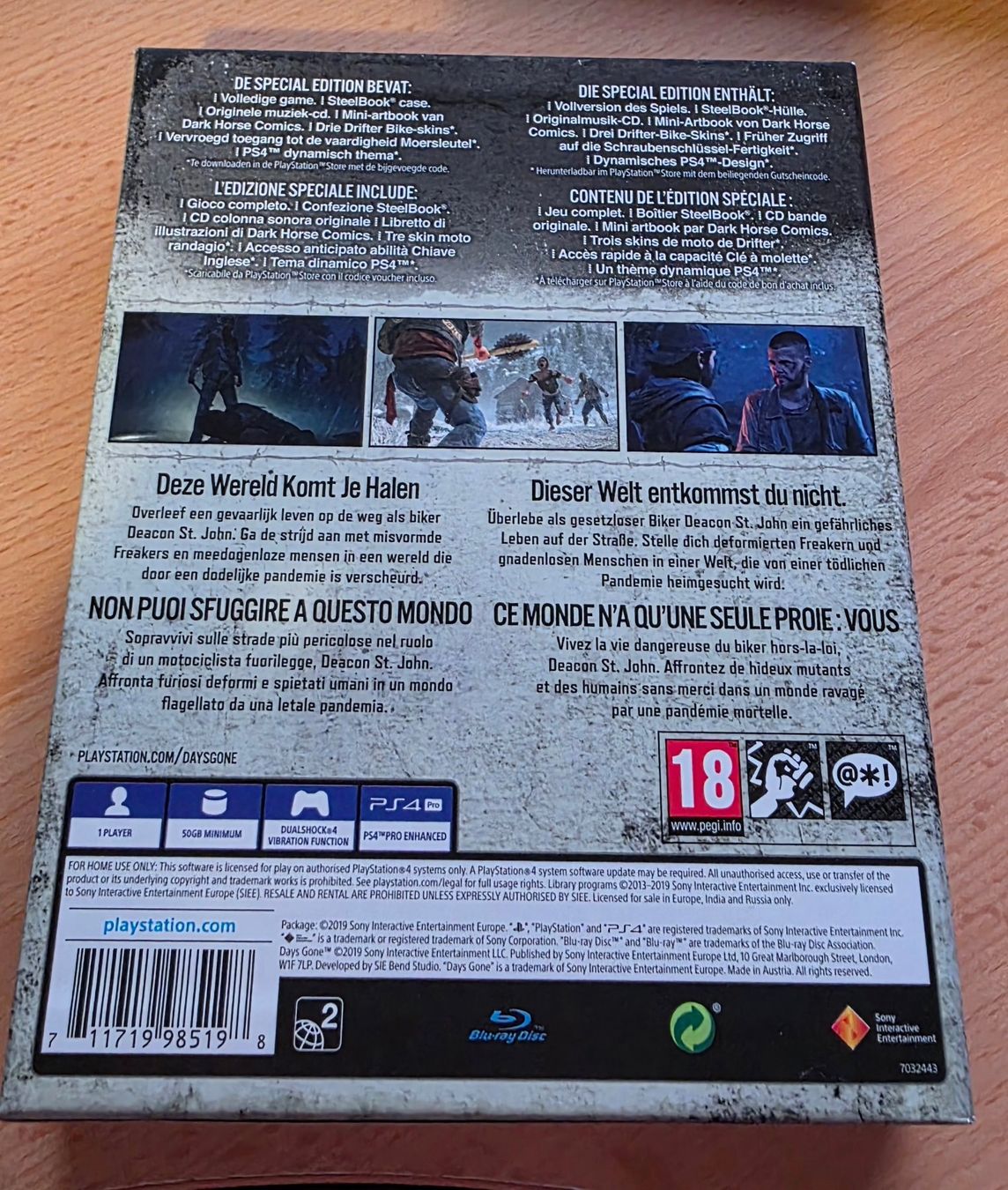 Sony Giochi: Days Gone PS4 Special Edition Steelbook – Usato da Trachslau venduto da fahutra 2