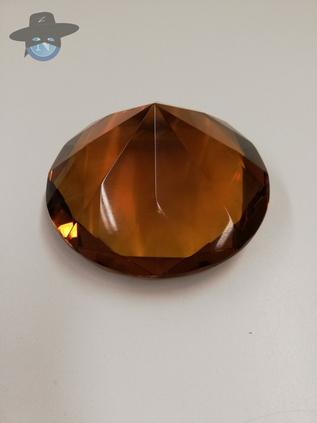 Tutte le decorazioni: Glas Diamant Amber-farben / 10 cm – Usato da St. Gallen venduto da zorro_dc 2