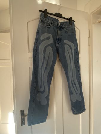 Carne Bollente Knochen Jeans - Hosentaschen Rework