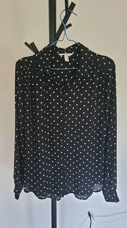 Elegante Punkte-Bluse von H&M Gr. S