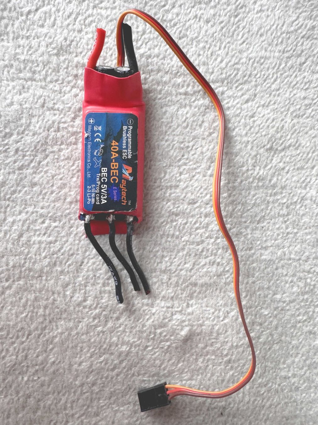Elektronikbauteile: Maytech 40A Brushless ESC Regler BEC 5v 3a – Gebraucht aus Zürich von Malco0