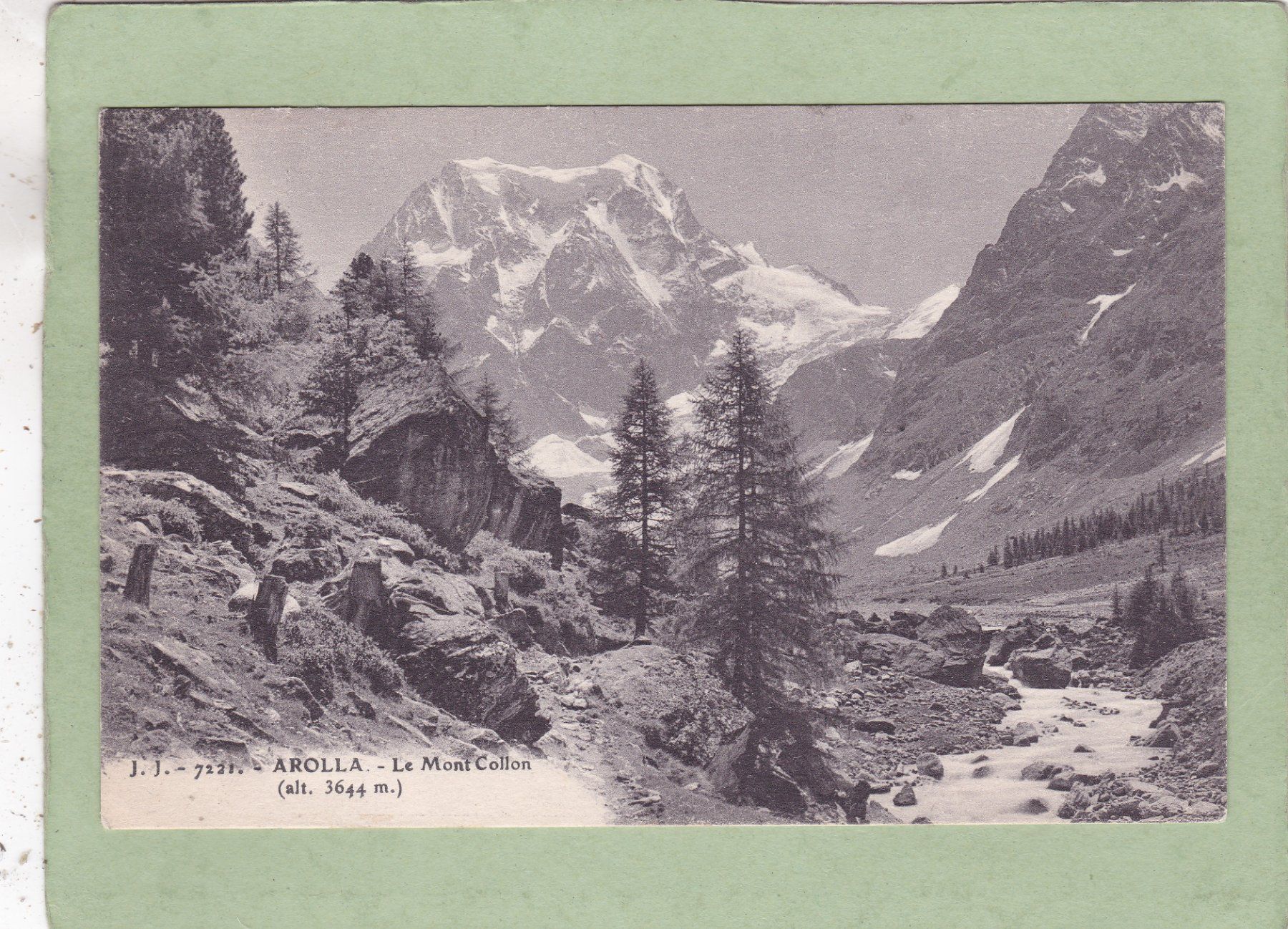 Cartoline postali: Arolla Le Mont Collon 1922 – Usato da Herisau venduto da Lisegrat2008