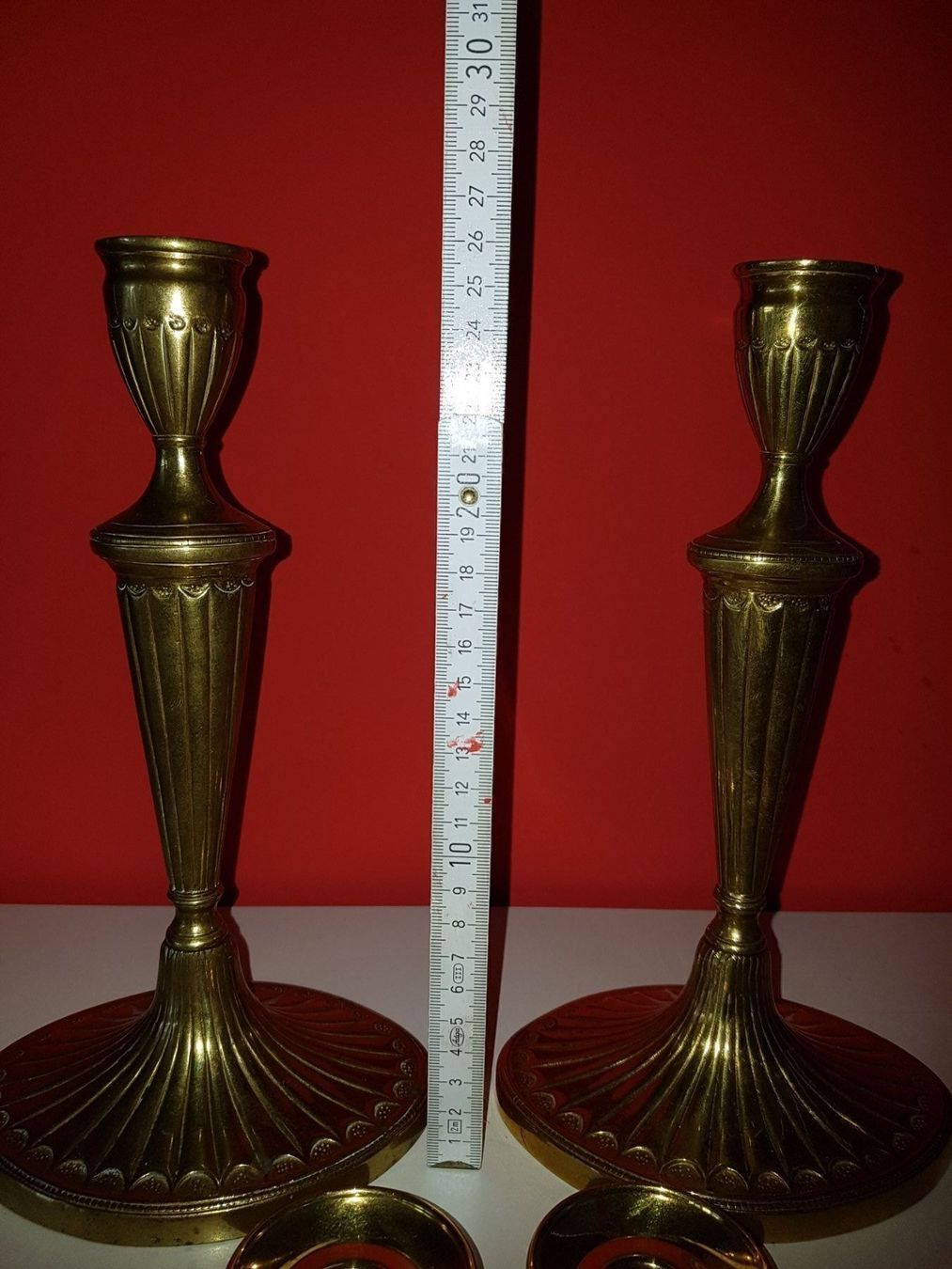 Portacandele: Antike Bronze Biedermeier Leuchter – Usato da Opfikon venduto da koiliebhaber 3