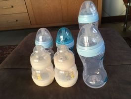 Baby Flaschen nuvita Anti Kolik Starter Set 6-teilig neu