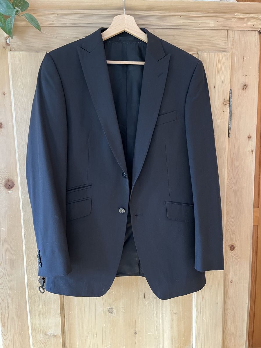 Completi: Herrenjaket, Schwarz, Klassisch-Zeitlos – Nuovo (secondo la descrizione) da Rüti ZH venduto da Lilalillifee
