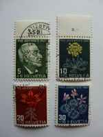1947 Pro Juventute 4-er Satz Gestempelt