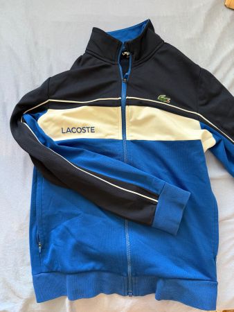 LACOSTE SPORT Trainingsjacke blau/schwarz Grösse 3 guter ...