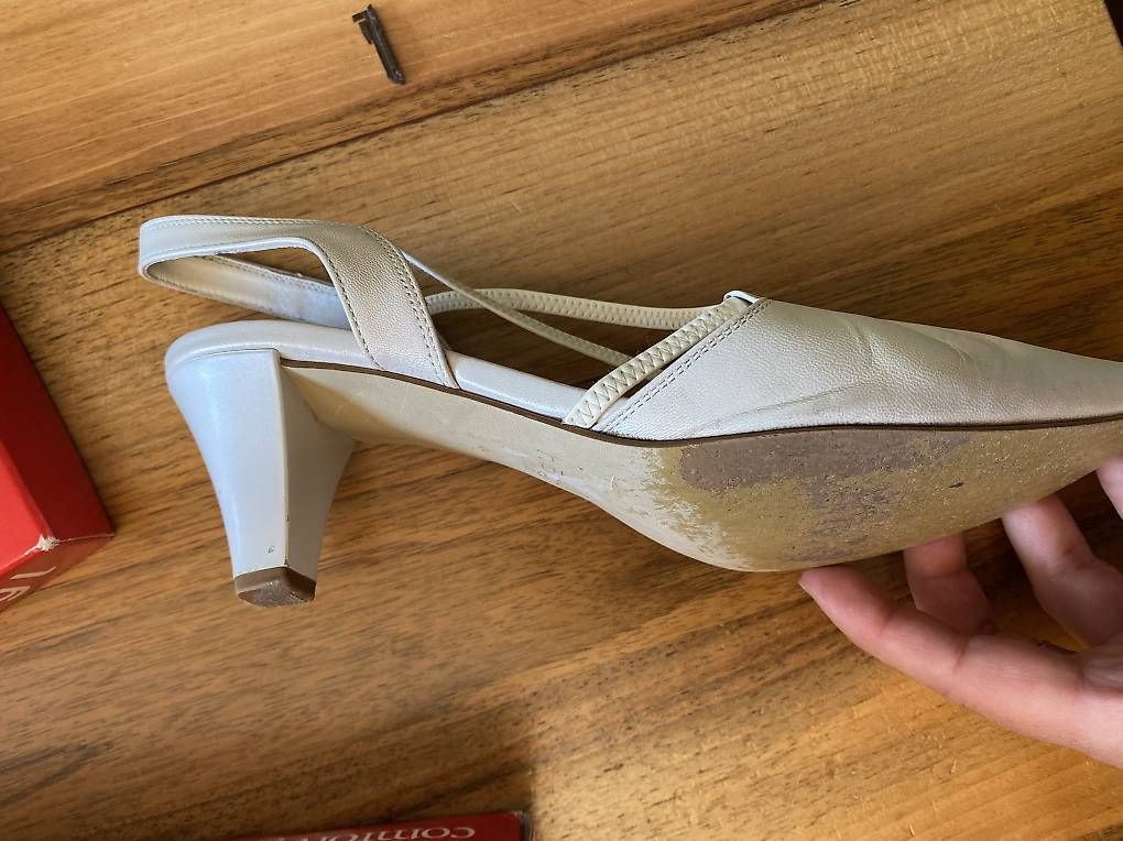 Damenschuhe: Hochzeitsschuhe warten auf einen zweiten Einsatz – Gebraucht aus Unteriberg von Pinkie1986 2