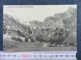 GERSCHNIALP MIT TRÜBSEE BITZISTOCK AK ONW