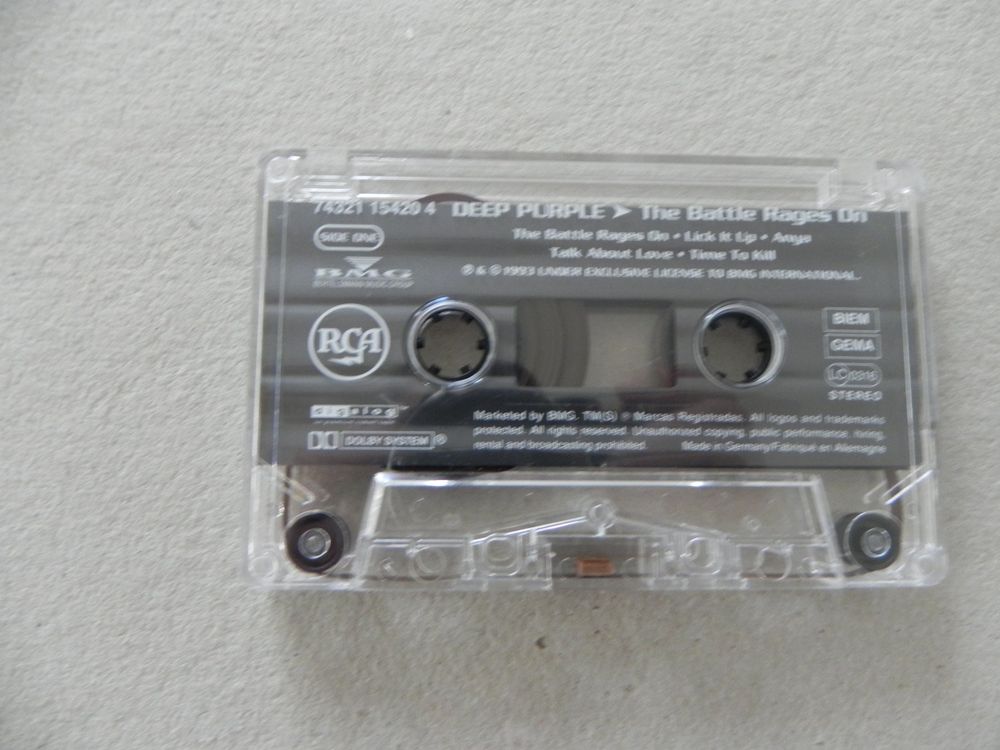 MC Engl. Hartrock Band Deep Purple 1993 The Battle Rage on.. | Kaufen ...