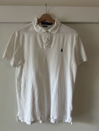Polo Ralph Lauren, Weiss, Custom Slim Fit – Grösse M