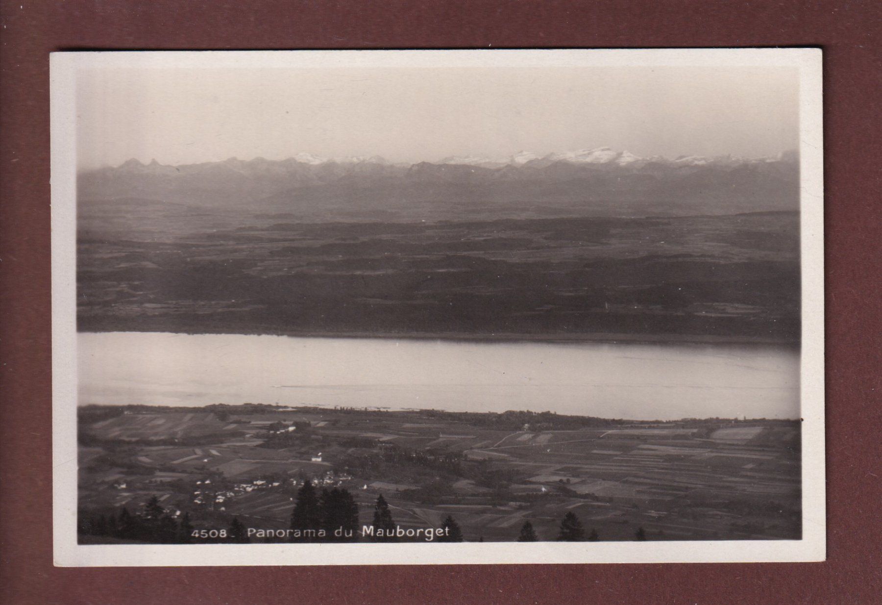 Cartoline postali: Panorama du MAUBORGET – Usato da Pully venduto da nicecards