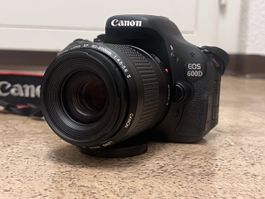 Canon EOS 600D + Canon EF 80–200mm Objektiv + 32GB SD 