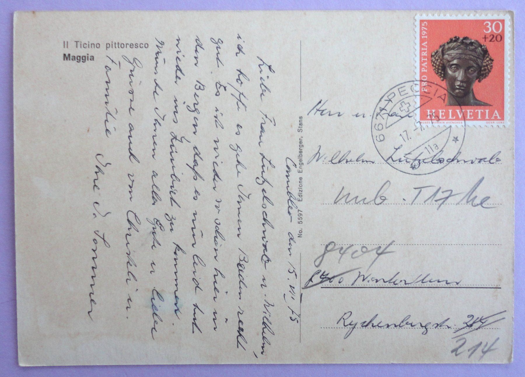Cartoline postali: Maggia – Usato da Fétigny venduto da Billy2miny 1