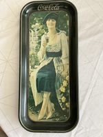 Antikes Coca-Cola Blech Tablett Retro Deko Sommer Garten Par