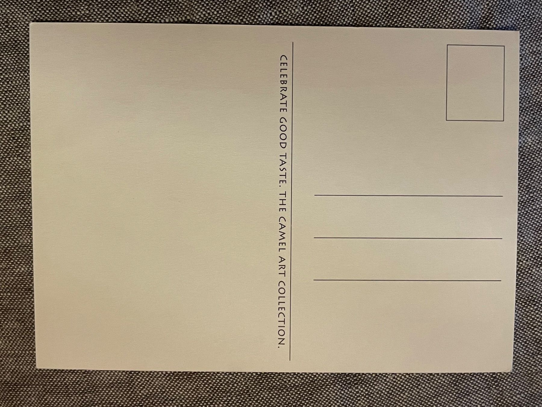 Cartoline postali: AK mit Kunst von Camel / Zigaretten – Usato da Rümlang venduto da Kartenpost1 1
