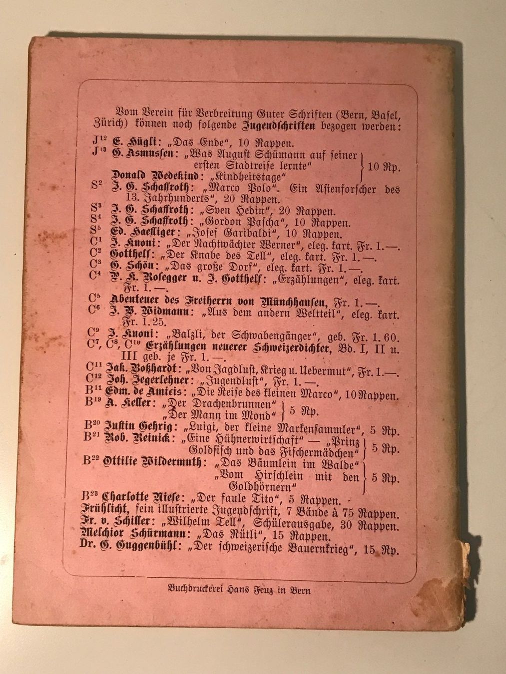 Libri: Der kleine Erzähler -1914 – Usato da Biberist venduto da longimanus3 5