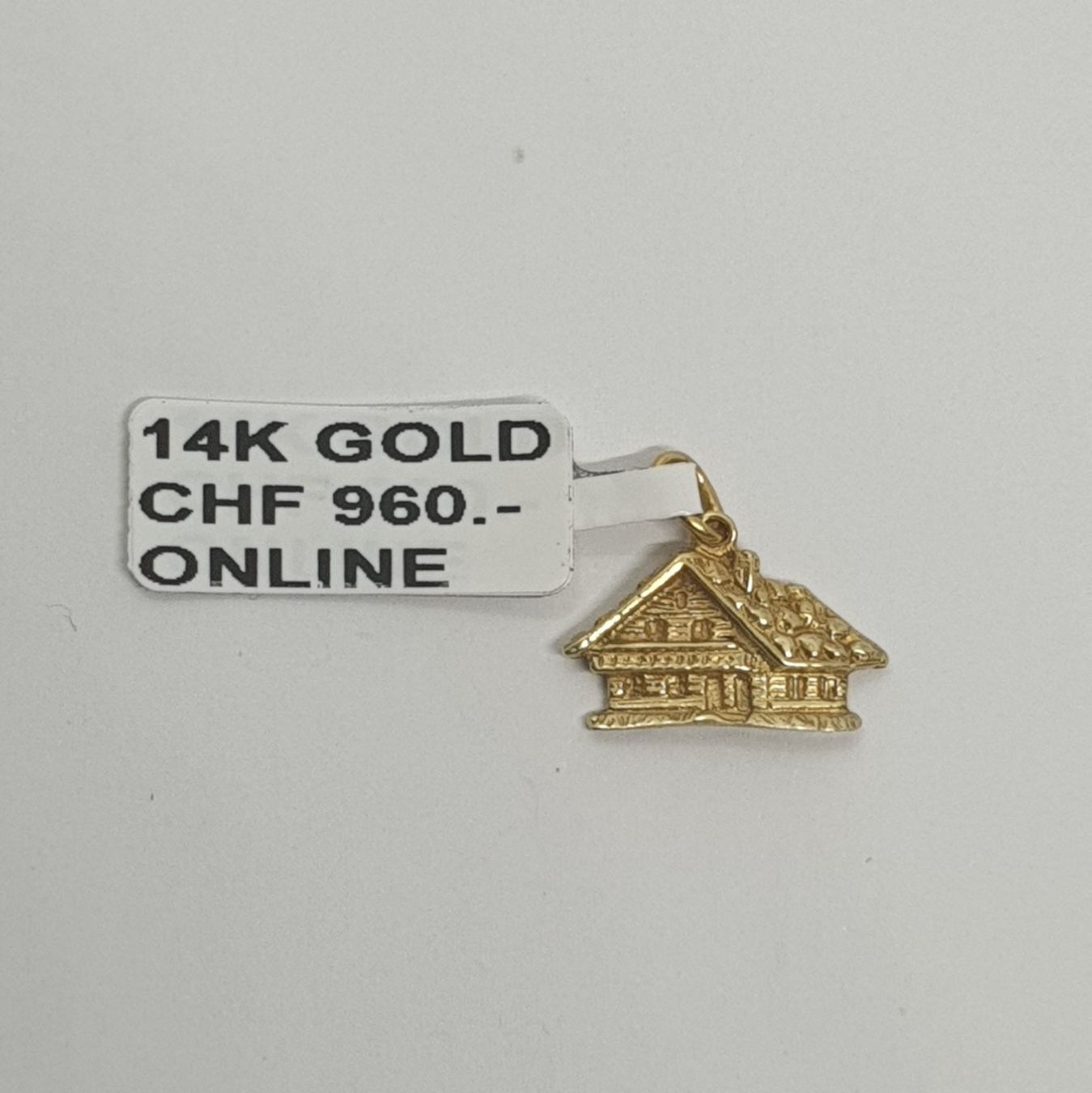 Anhänger: Echt 14K Gold - Haus Anhänger – Gebraucht aus Luzern von Luzern-Goldhaus 2