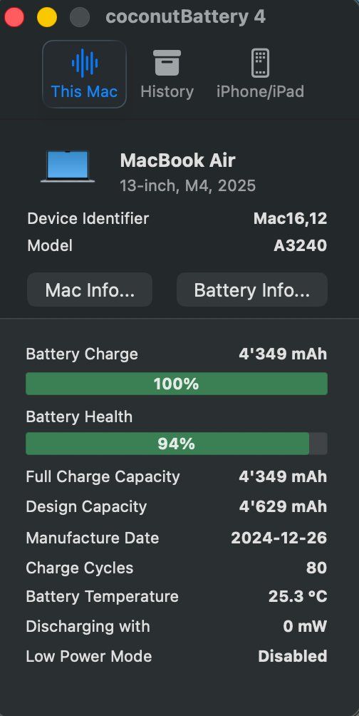 Apple Notebook: M4 Macbook Air 2025 - 256 GB, 13" – Usato da Nesslau venduto da lsc_fxt2 5
