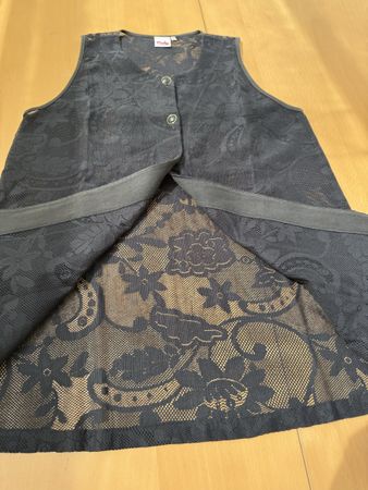 Elegante Damenweste Gr. 38 schwarz