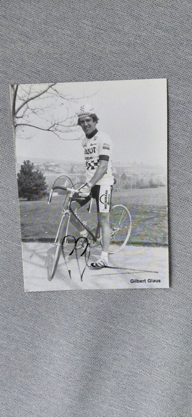 Autografi: Autogrammkarte Gilbert  Glaus – Usato da Schmerikon venduto da Olympia04