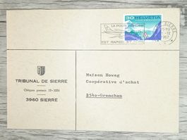 TR17 Enveloppe + Timbre Suisse 1967