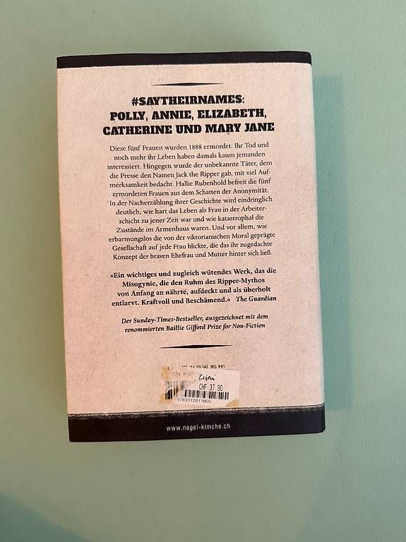 Libri: The Five - Hallie Rubenhold – Nuovo e nell'imballaggio originale da Hilfikon venduto da helena444 1