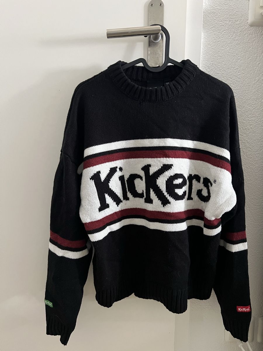 Kickers Maglioni & Felpe: Black knitted Kickers sweater // Schwarzer Strickpullover – Usato da Zürich venduto da Lorena.rgg