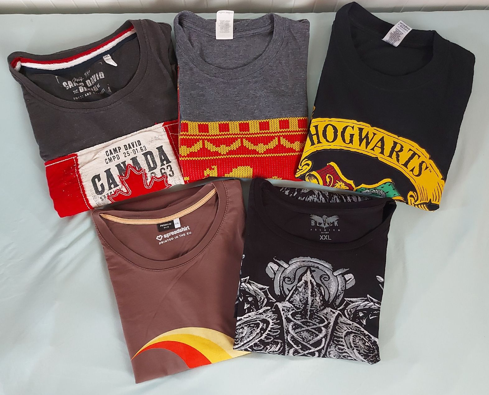 T-shirt: 5 T-Shirts XXL – Usato da Rumisberg venduto da AaronRodgers81