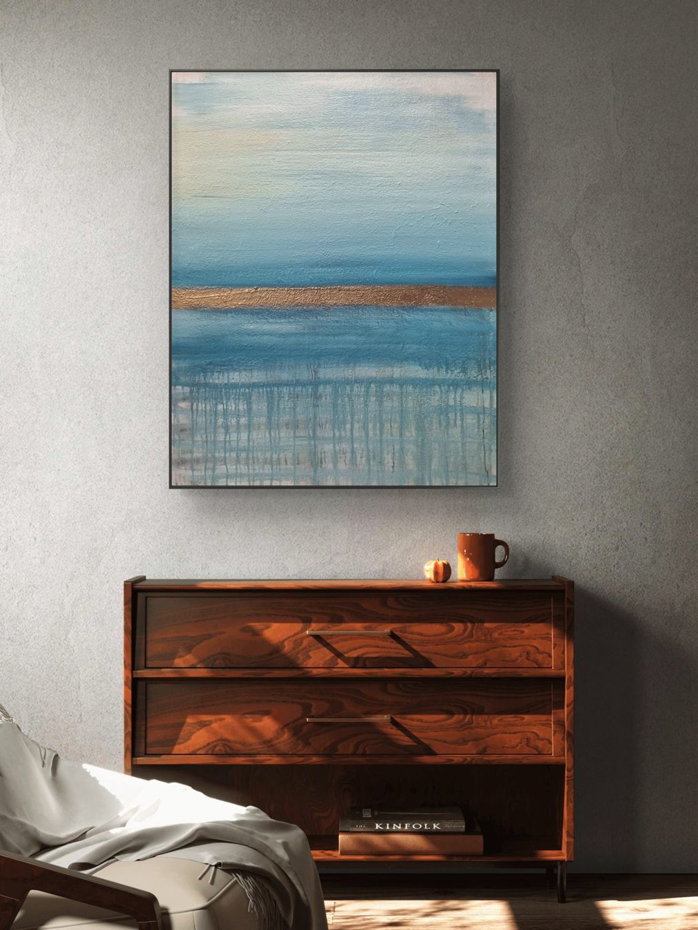 Gemälde: Originales abstraktes Gemälde 80x100cm – Neu (gemäss Beschreibung) aus Urdorf von Contra8