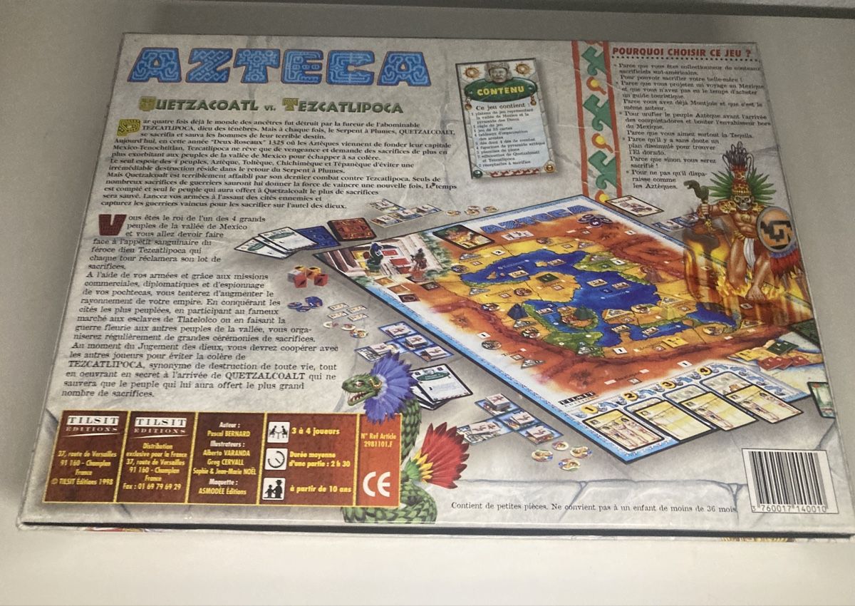 Jeux: Spiel Jeu Francais Azteca – D'occasion à Ins par teamfairerdeal 1