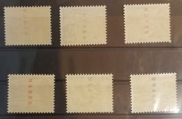 4146) 298RM-305 Rollenmarken Buchstebe M postfrisch Kt. 540
