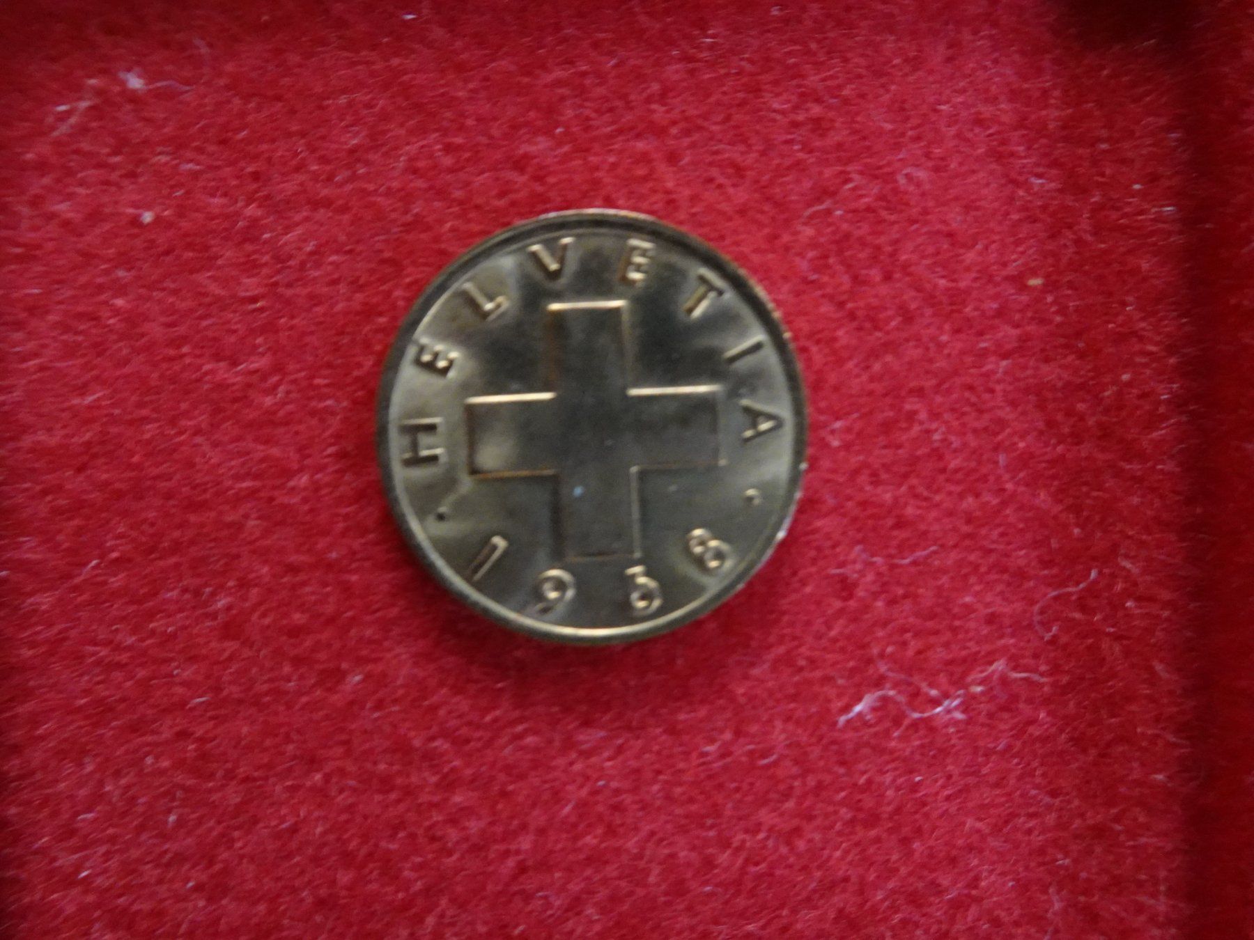Tutti le monete: 1 Rappen Schweiz 1968 - M323 – Usato da Küssnacht am Rigi venduto da Kleinpreis-Shop