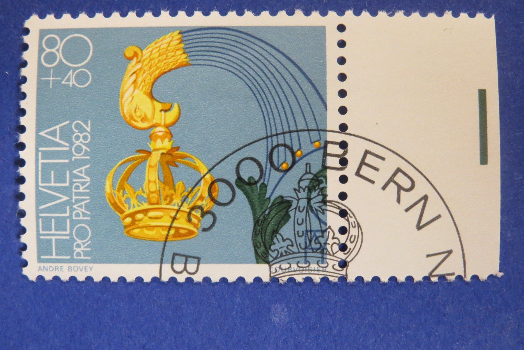 Tutti i francobolli: Serie Pro Patria 1982 - off.Ersttag-Eckstempel BERN – Usato da Brunnen venduto da Kumari 1