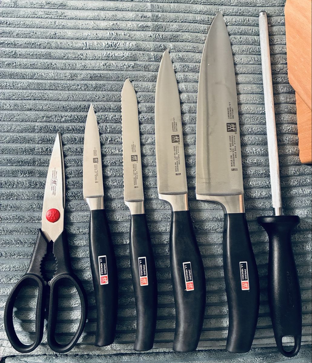 Zwilling Coltelli: Zwilling Messerblock Five Star 7-teilig gebraucht – Nuovo (secondo la descrizione) da Oberrüti venduto da Jomaru 1