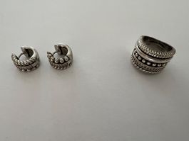John Hardy Damen Ohrringe Ring Silber 925 Gr 52