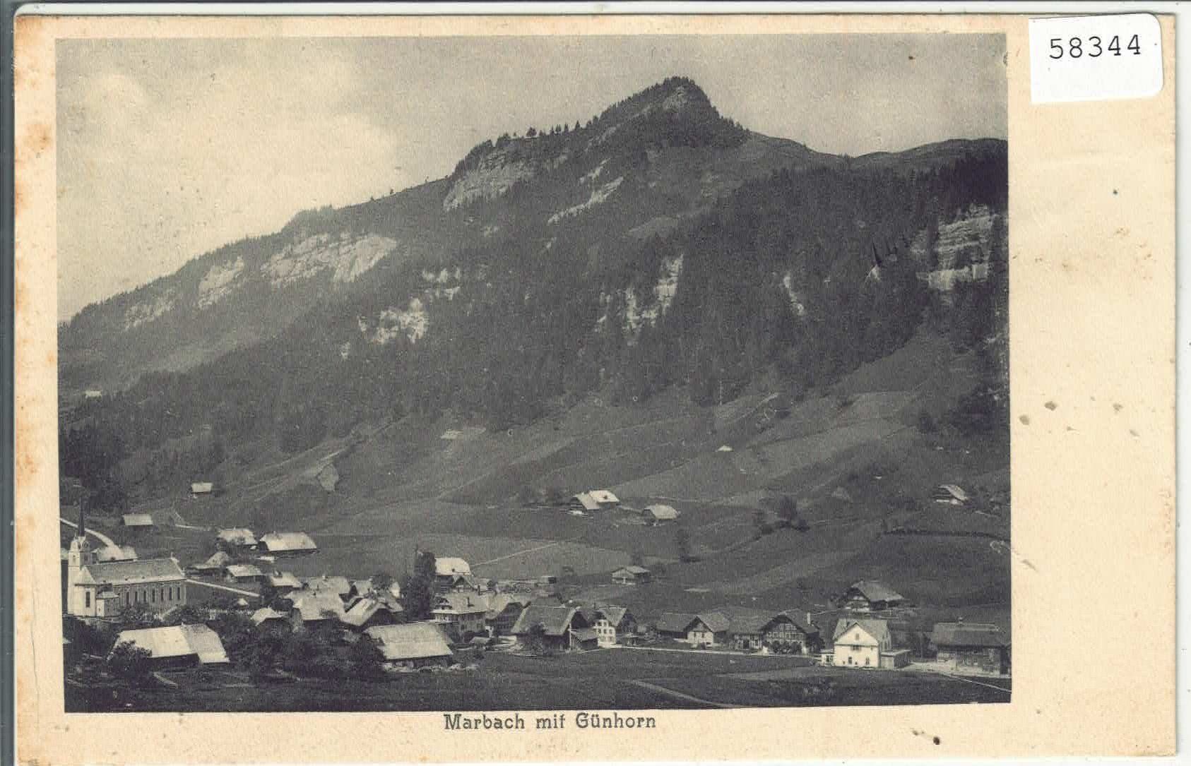 Cartoline postali: Marbach mit Günhorn – Usato da Ettingen venduto da Kartenplanet
