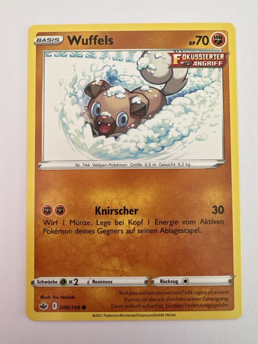 Pokémon Carte collezionabili: Wuffels Rockruff Pokemon - MT – Nuovo (secondo la descrizione) da Gordola venduto da EleSecondHand-TCG