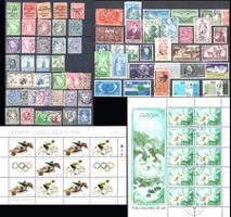 Eire - Irlande - Collection de 71 timbres + 2 feuillets